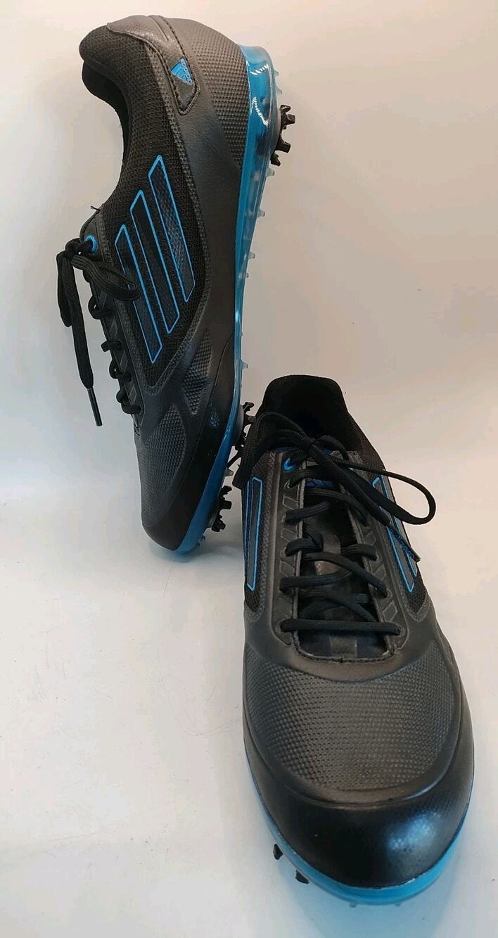 Adidas adizero Tour 2 Golf Shoes Womens Black Blue Size 8 Golfing